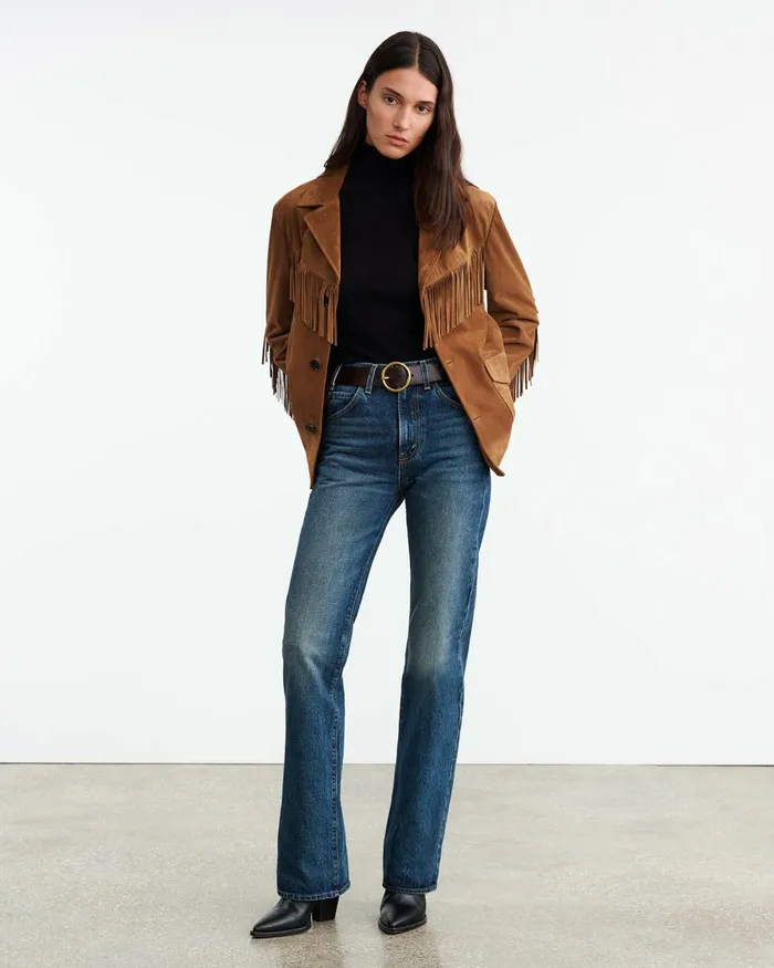 Women Jackets and Blazers Nili Lotan MAELLE SUEDE JACKET Martora