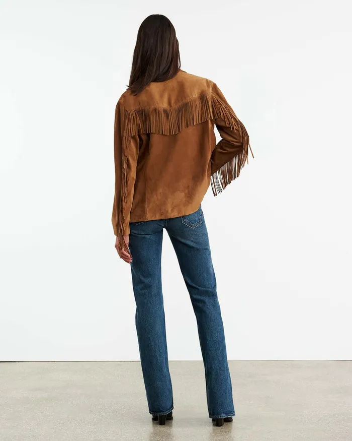 Women Jackets and Blazers Nili Lotan MAELLE SUEDE JACKET Martora
