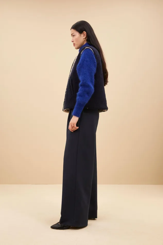 Women Jackets Bybar Joelle Woolen Jacket Midnight