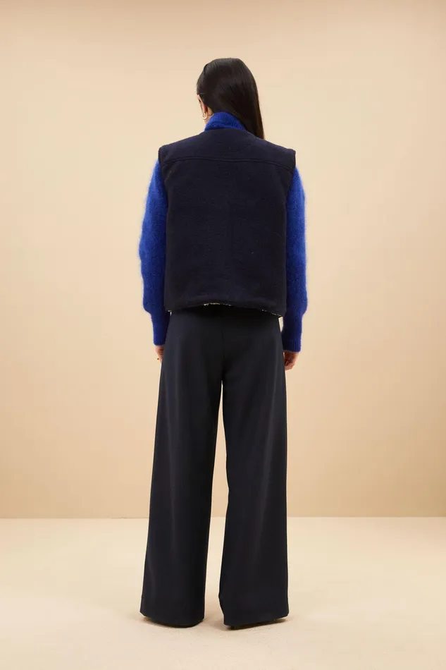 Women Jackets Bybar Joelle Woolen Jacket Midnight