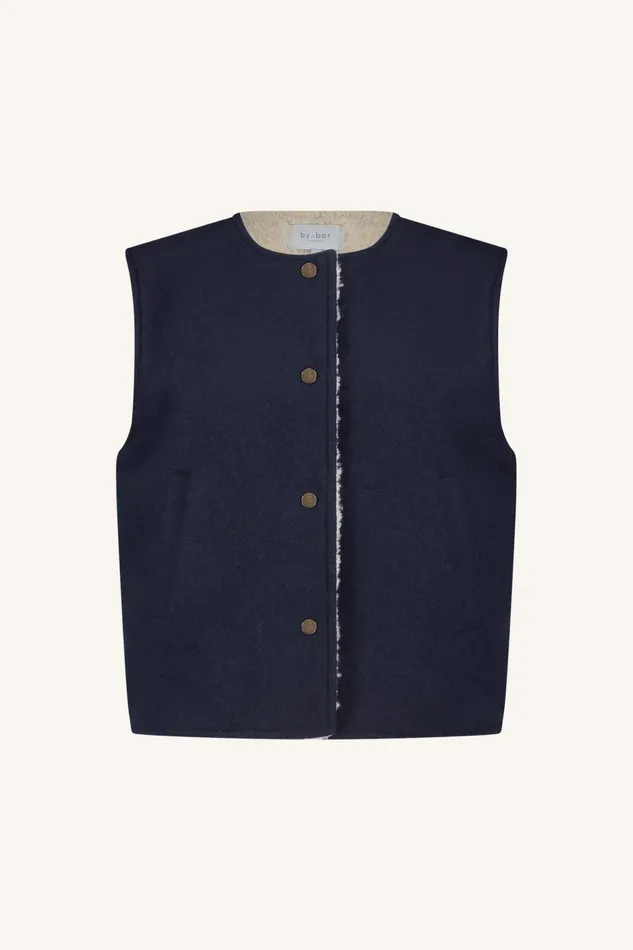 Women Jackets Bybar Joelle Woolen Jacket Midnight