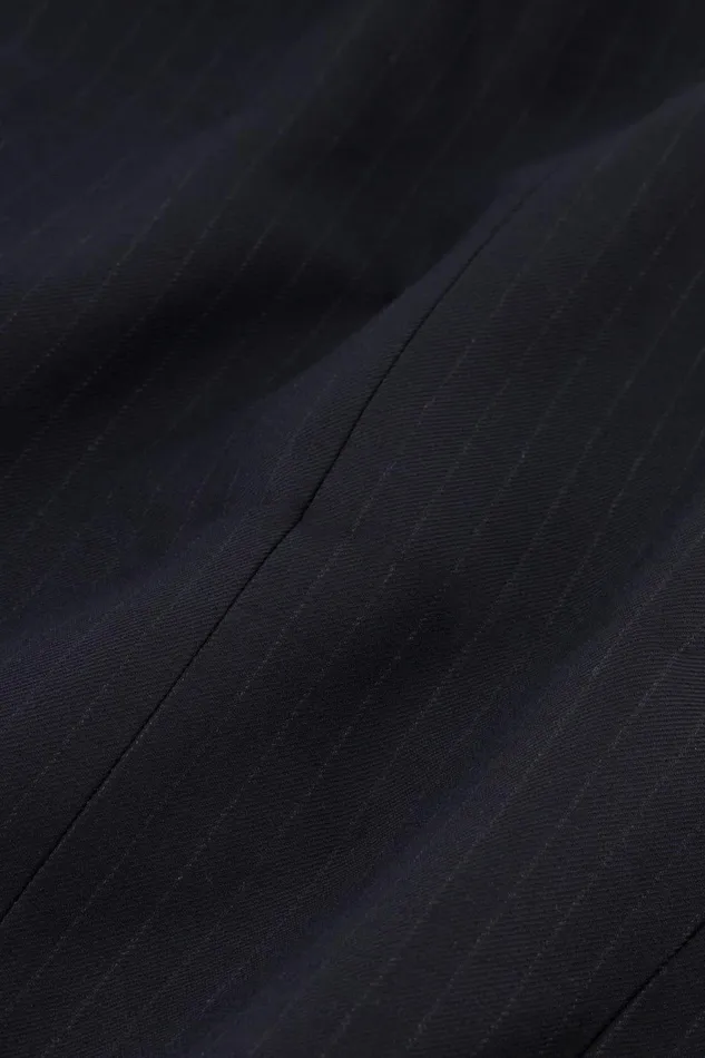 Women Jackets Bybar Lynn Pinstripe Gilet Midnight