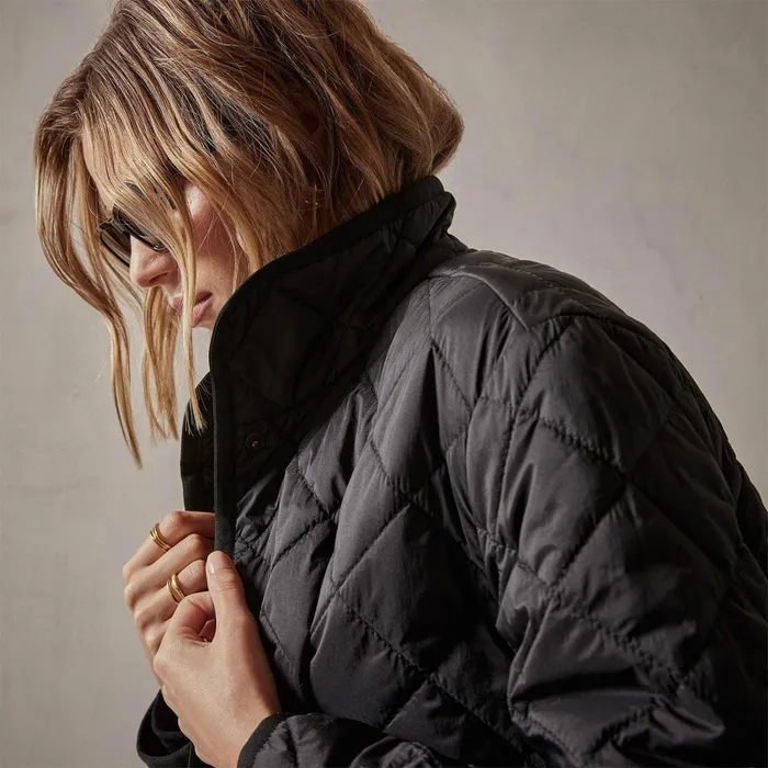 Women JacketsOuterwear James Perse Diamond Quilted Jacket Black