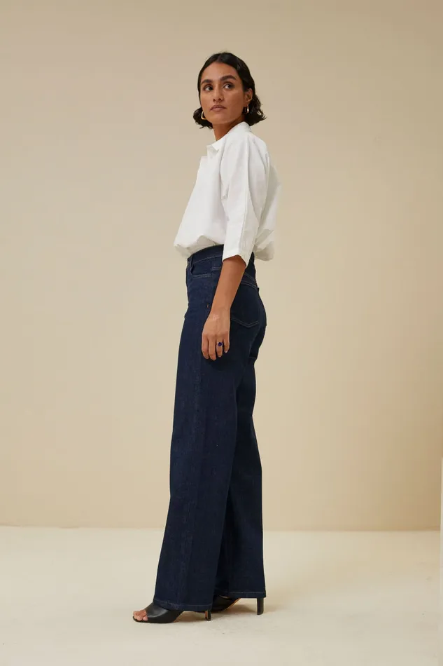 Women Jeans Bybar Lina Pant Dark Denim Women Jeans Bybar Lina Pant Dark Denim