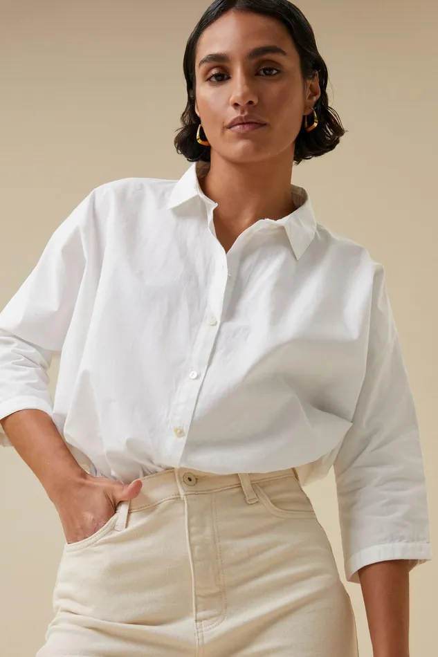 Women Jeans Bybar Lina Rw Pant Raw White