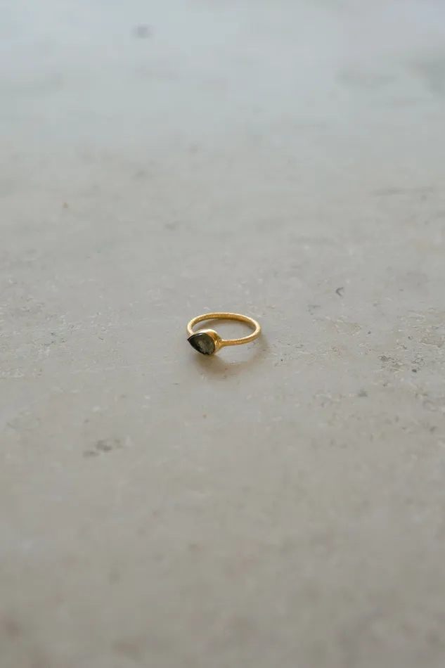 Women Jewellery Bybar PD MINIMAL RING Biscuit