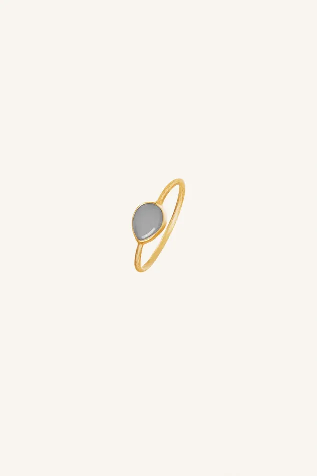 Women Jewellery Bybar PD MINIMAL RING Grey