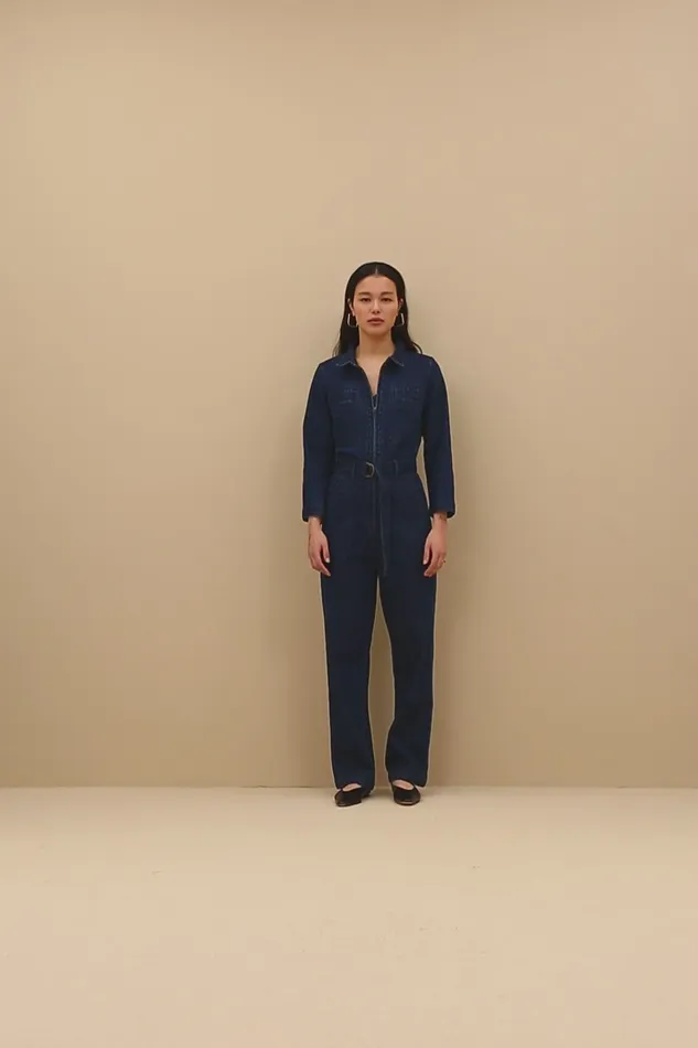 Women Jumpsuits Bybar Louise Denim Suit Dark Denim Women Jumpsuits Bybar Louise Denim Suit Dark Denim
