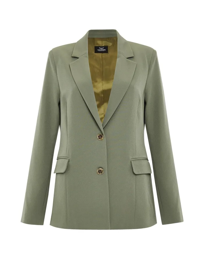 Women Khaki Single Breasted Relaxed Fit Blazer Khaki Threadbare Blazers Women Khaki Single Breasted Relaxed Fit Blazer Khaki Threadbare Blazers
