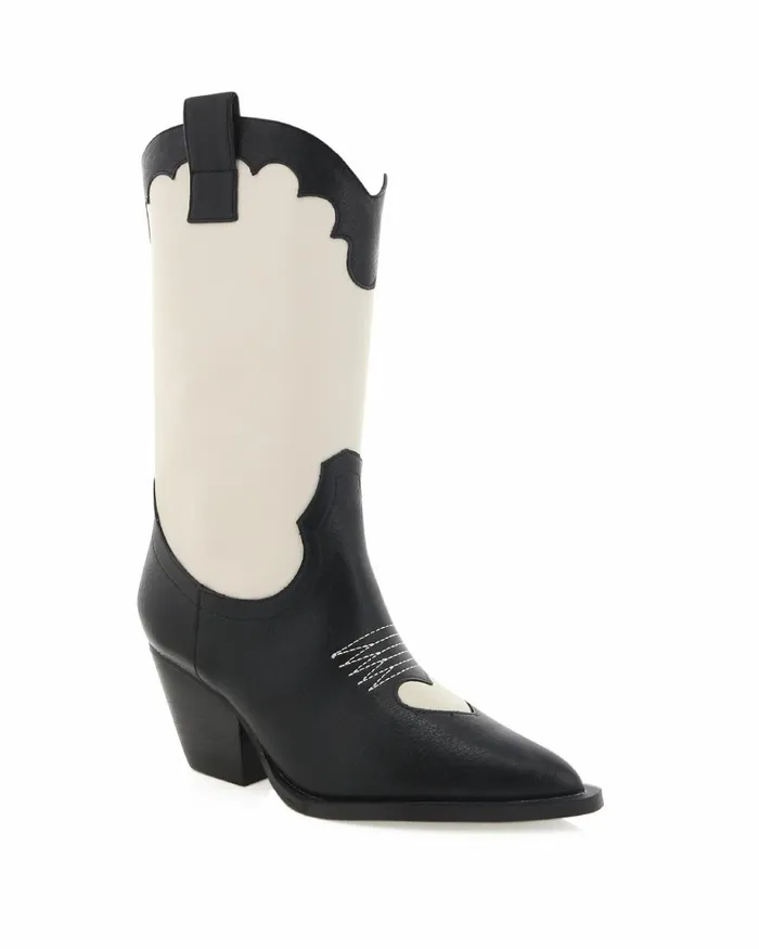 Women Knee High Boots Billini ADALINE 8211 BLACKIVORY