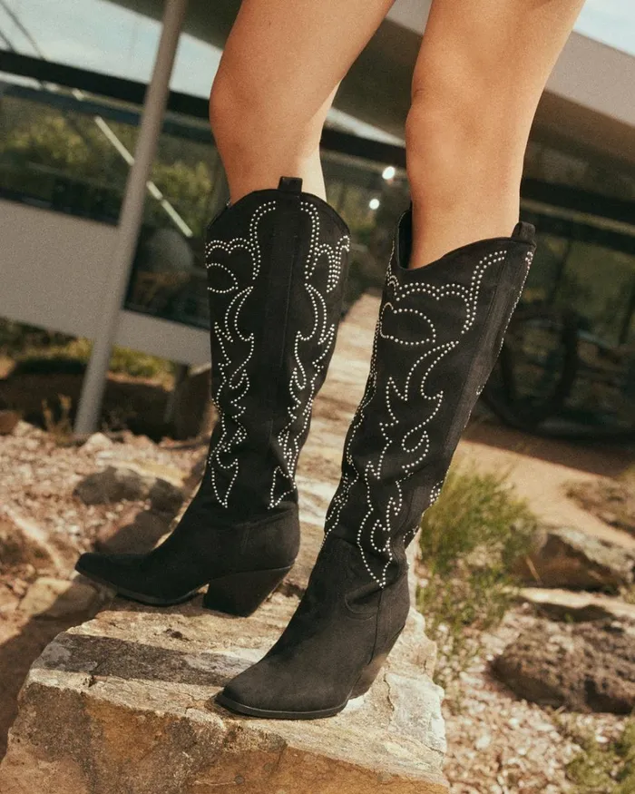 Women Knee High Boots Billini CELARA 8211 BLACK SUEDE 8211 Boots 8211 BILLINI USA