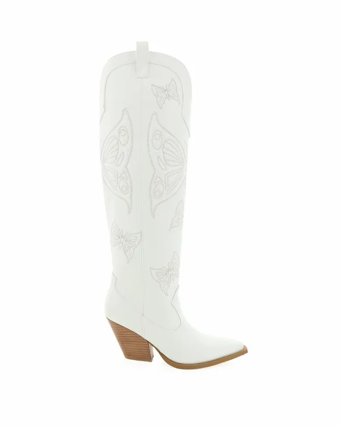 Women Knee High Boots Billini EMINA 8211 WHITE 8211 Boots 8211 BILLINI USA
