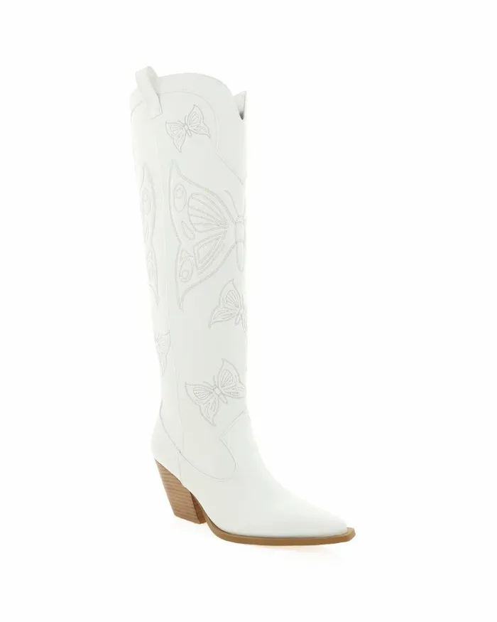 Women Knee High Boots Billini EMINA 8211 WHITE 8211 Boots 8211 BILLINI USA