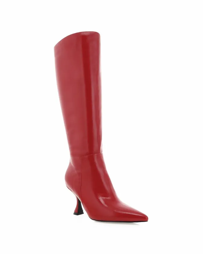 Women Knee High Boots Billini MARGARET 8211 CRIMSON