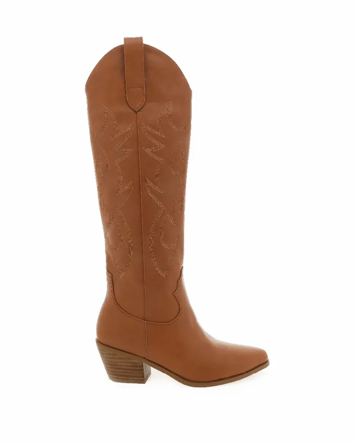 Women Knee High Boots Billini URSON 8211 AMBER