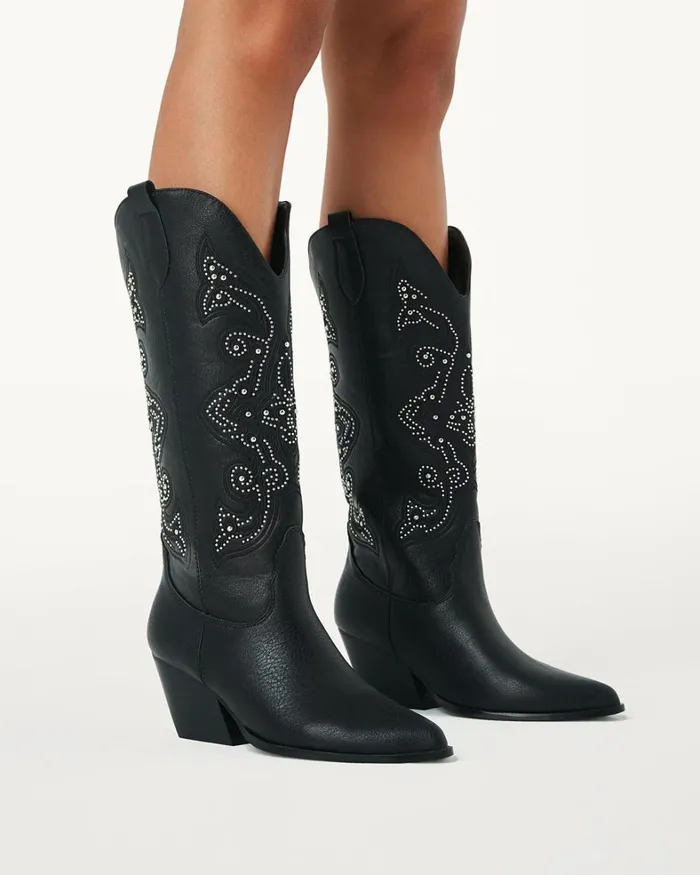 Women Knee High Boots Billini ZOREN 8211 BLACK 8211 Boots 8211 BILLINI USA