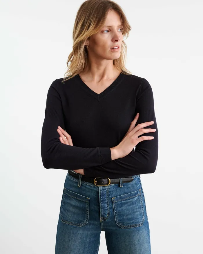 Women Knits and Sweaters Nili Lotan JANAH SWEATER Midnight