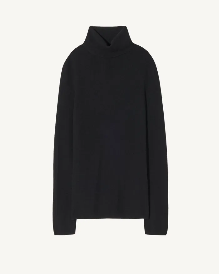 Women Knits and Sweaters Nili Lotan LYNNETTE TURTLENECK Black