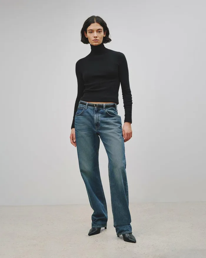 Women Knits and Sweaters Nili Lotan LYNNETTE TURTLENECK Black