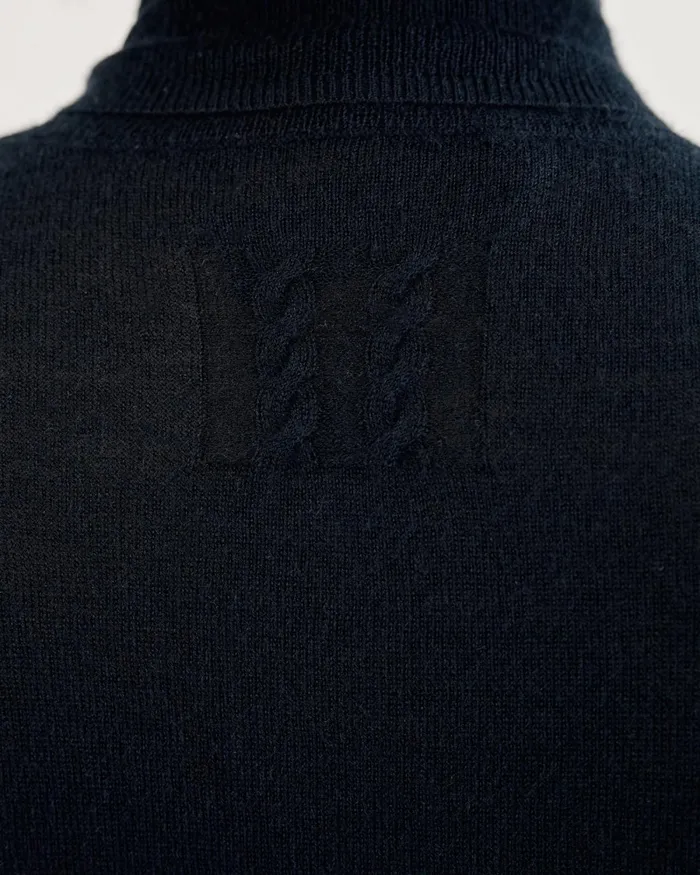 Women Knits and Sweaters Nili Lotan LYNNETTE TURTLENECK Black