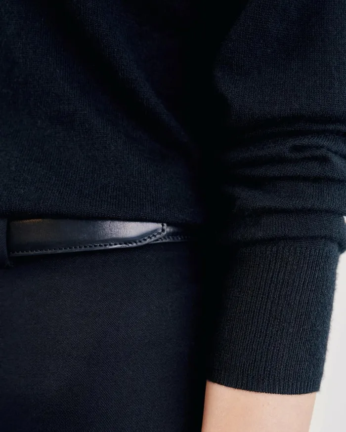 Women Knits and Sweaters Nili Lotan LYNNETTE TURTLENECK Black
