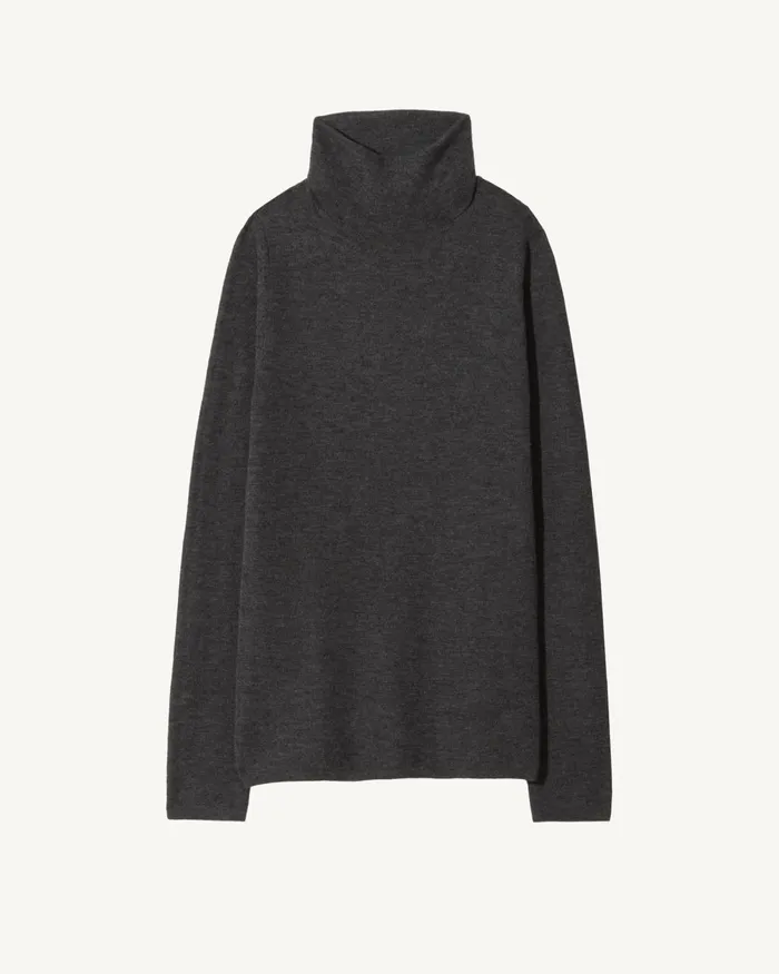 Women Knits and Sweaters Nili Lotan LYNNETTE TURTLENECK Black