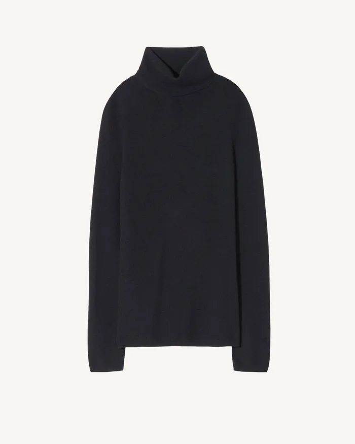 Women Knits and Sweaters Nili Lotan LYNNETTE TURTLENECK Black