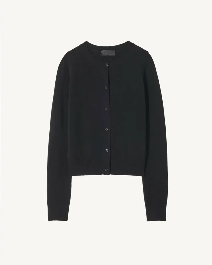 Women Knits and Sweaters Nili Lotan MARCH CARDIGAN Espresso