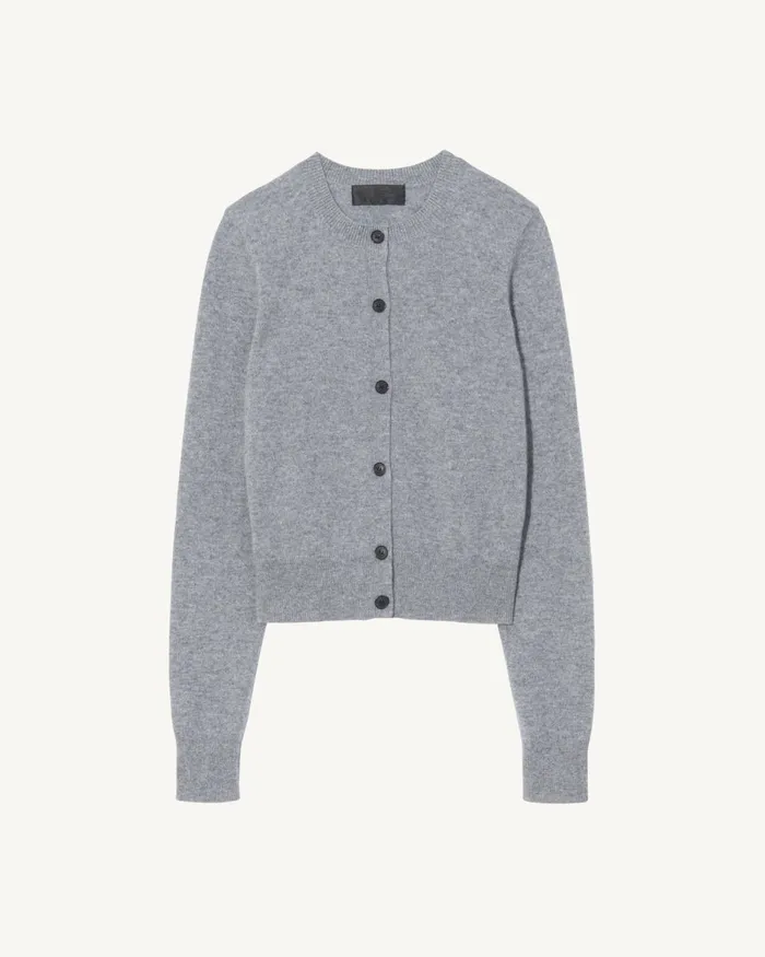 Women Knits and Sweaters Nili Lotan MARCH CARDIGAN Espresso