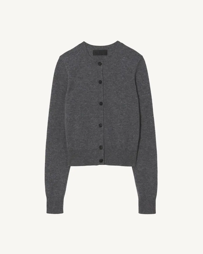 Women Knits and Sweaters Nili Lotan MARCH CARDIGAN Espresso