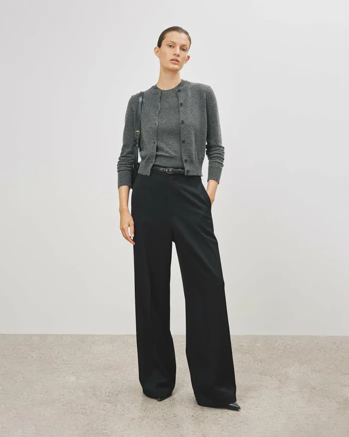 Women Knits and Sweaters Nili Lotan MARCH CARDIGAN Espresso