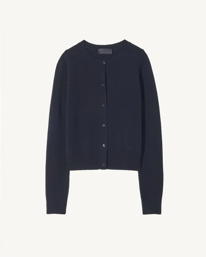 Women Knits and Sweaters Nili Lotan MARCH CARDIGAN Espresso