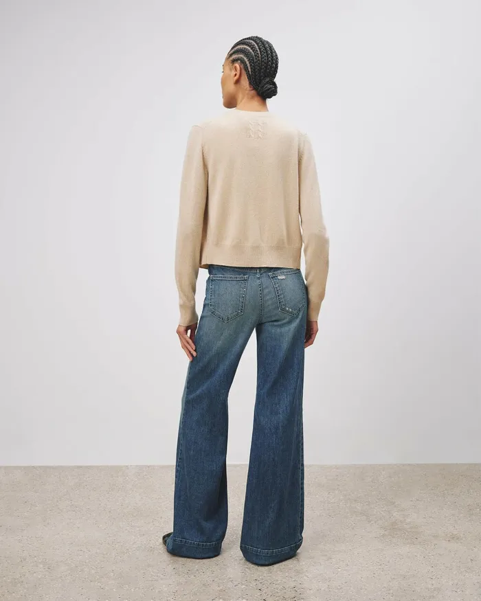 Women Knits and Sweaters Nili Lotan MARCH CARDIGAN Espresso