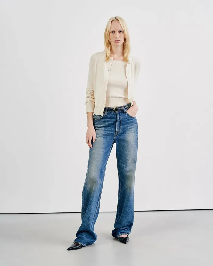 Women Knits and Sweaters Nili Lotan MARCH CARDIGAN Espresso