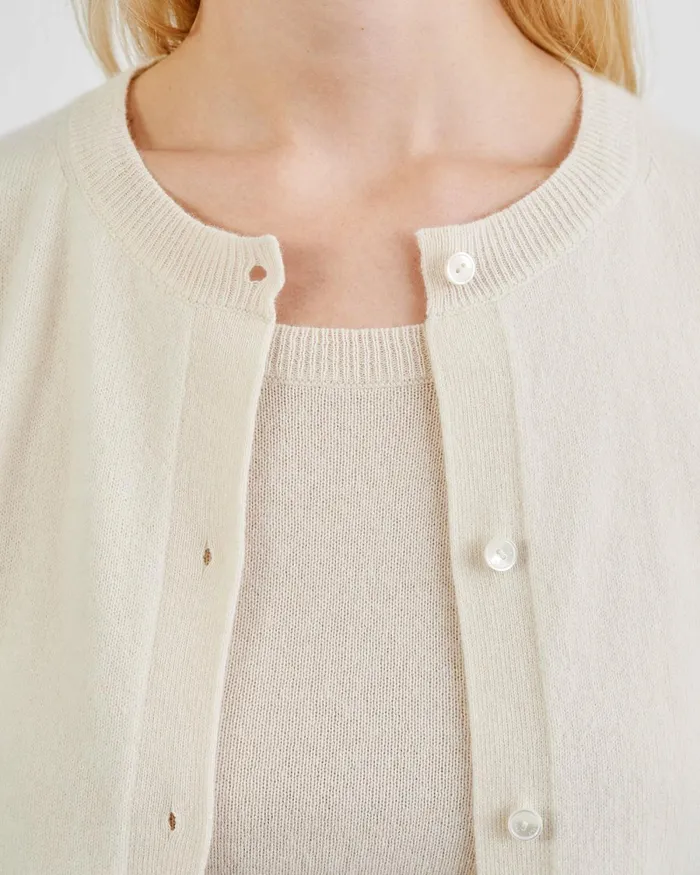 Women Knits and Sweaters Nili Lotan MARCH CARDIGAN Espresso