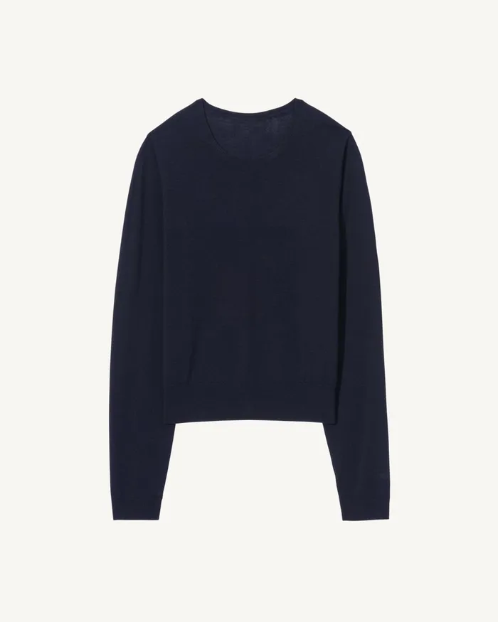 Women Knits and Sweaters Nili Lotan ORIANA SWEATER Burgundy