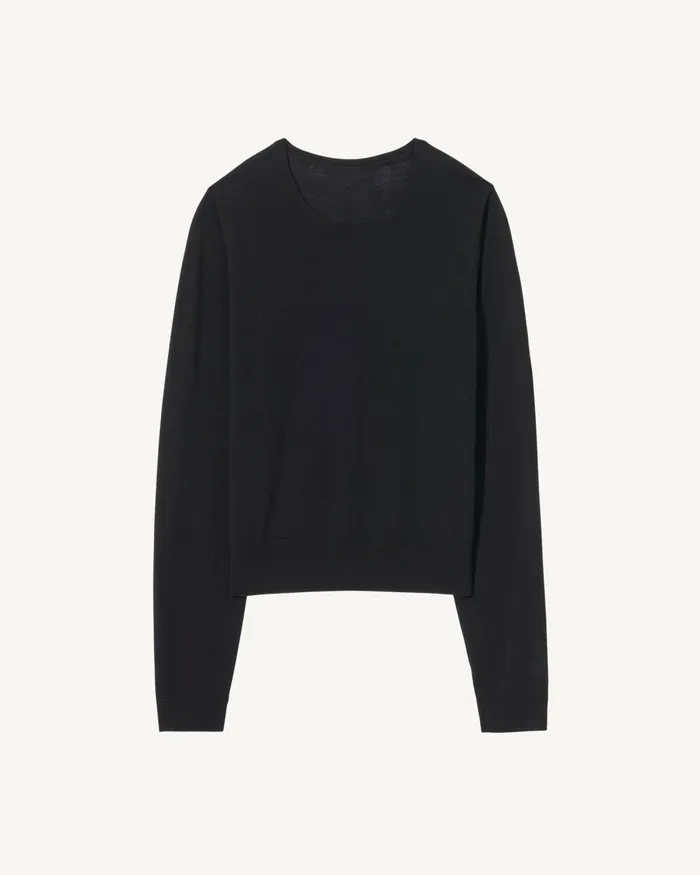 Women Knits and Sweaters Nili Lotan ORIANA SWEATER Burgundy