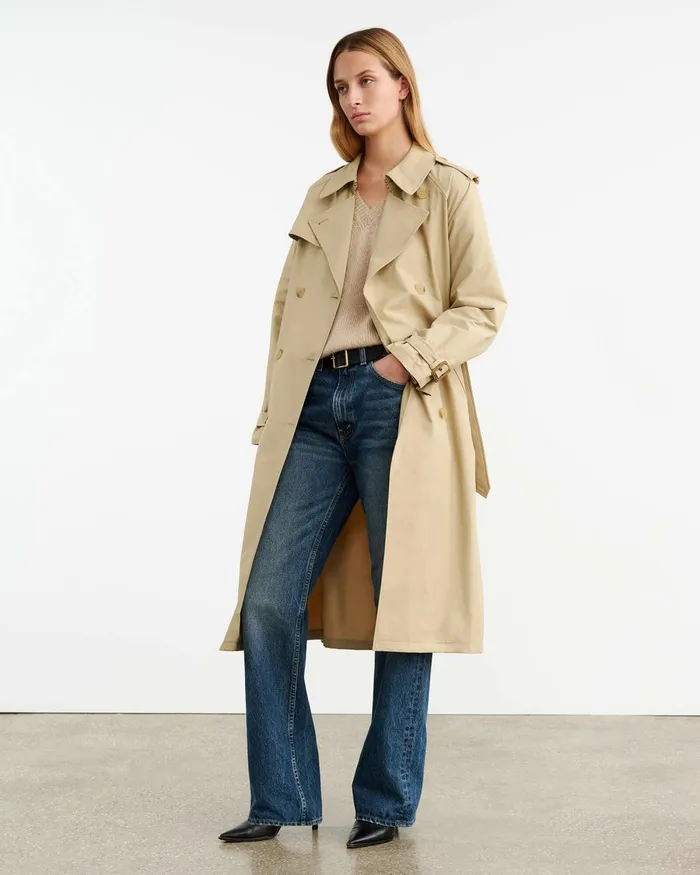 Women Knits and Sweaters Nili Lotan SHAGAN CASHMERE SWEATER Parchment