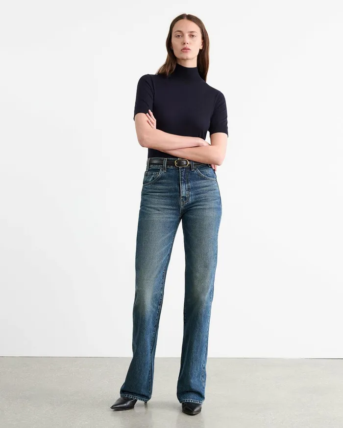 Women Knits and Sweaters Nili Lotan SIRANI SWEATER Midnight