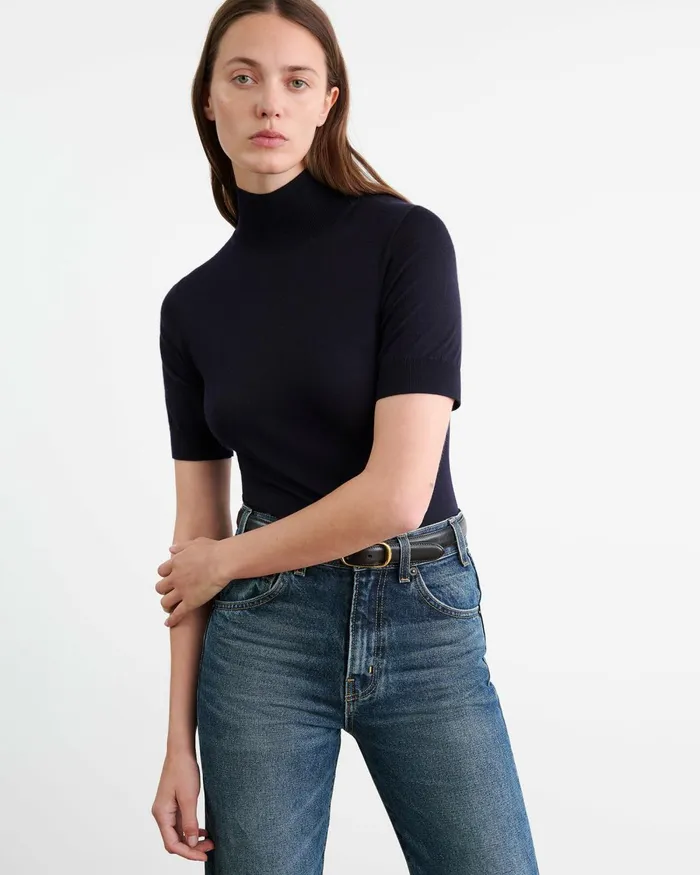 Women Knits and Sweaters Nili Lotan SIRANI SWEATER Midnight