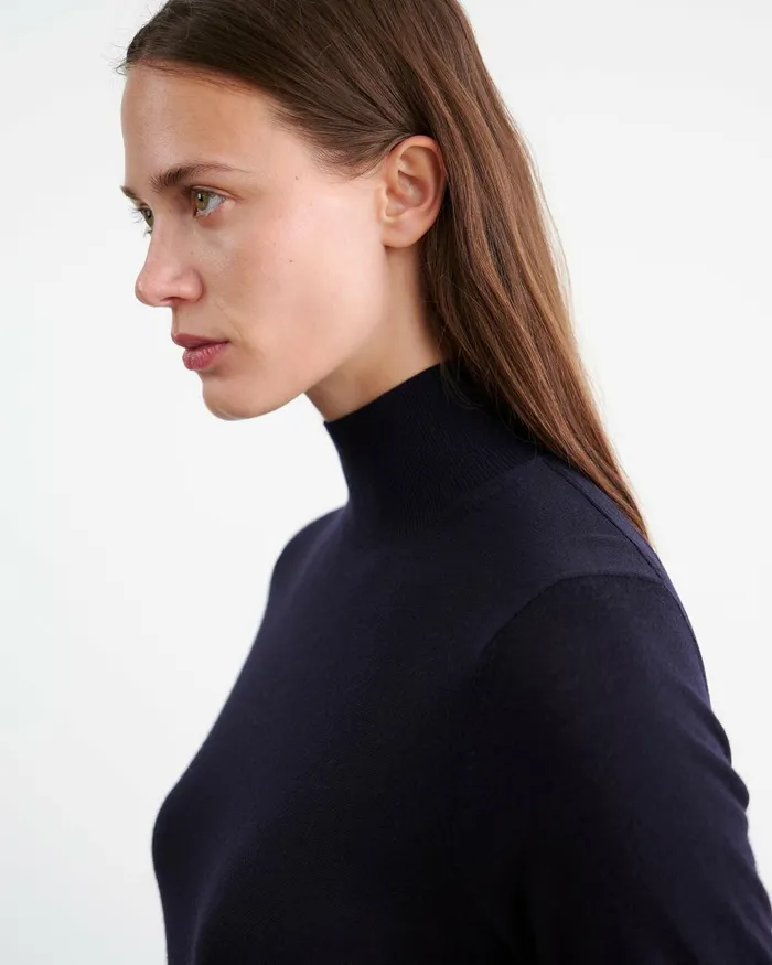Women Knits and Sweaters Nili Lotan SIRANI SWEATER Midnight