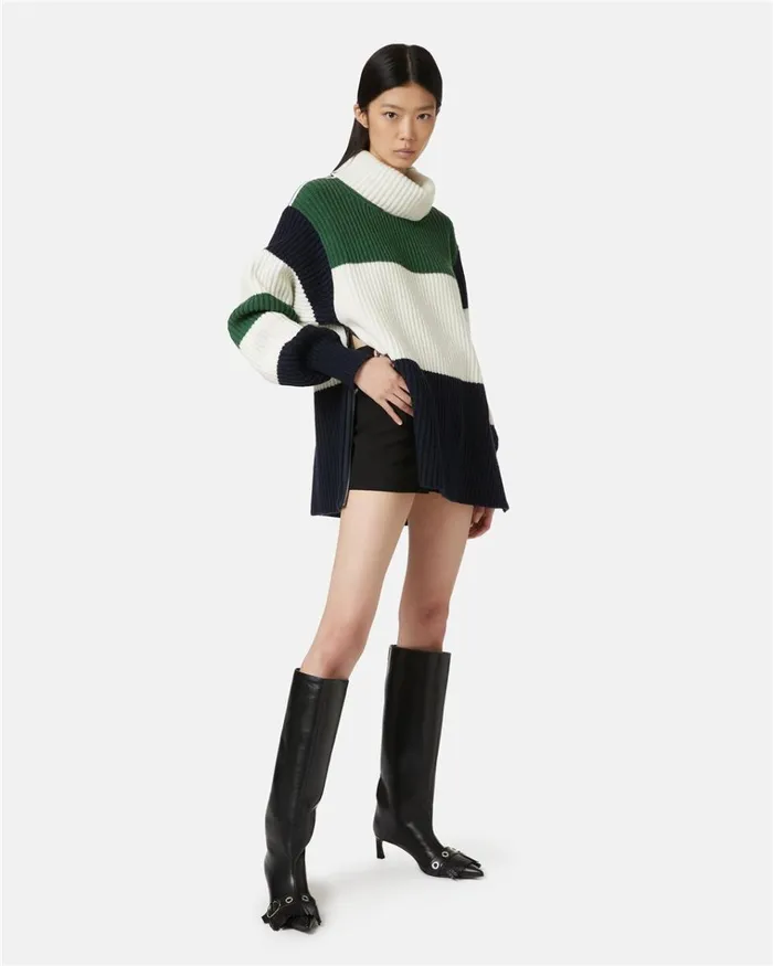 Women KNITWEAR Iceberg English Knit Wool Blend Turtleneck Women KNITWEAR Iceberg English Knit Wool Blend Turtleneck