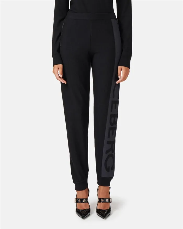 Women KNITWEAR Iceberg Joggers In Extrafine Merino Wool