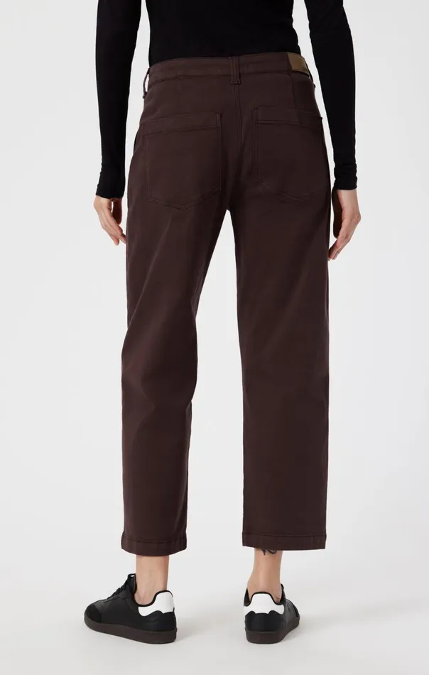 Women Lauren Straight Chino In Currant Casual Twill Mavi Jeans Pants Women Lauren Straight Chino In Currant Casual Twill Mavi Jeans Pants