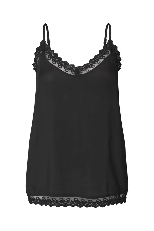 Women Lollys Laundry Blouses Tshirts Bea Top Washed Black