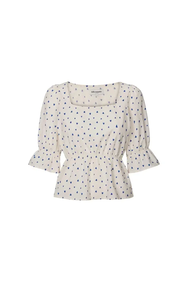 Women Lollys Laundry Blouses Tshirts Eifel Blouse Creme