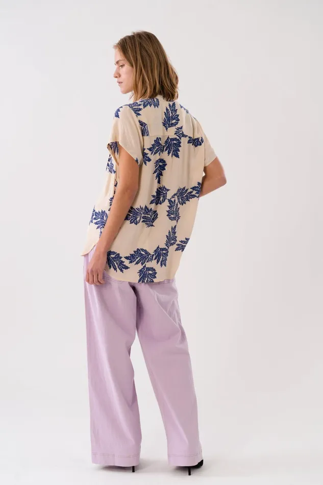 Women Lollys Laundry Blouses Tshirts HeatherLL Top SS Flower Print
