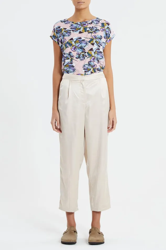 Women Lollys Laundry Blouses Tshirts Krystal Top Flower Print