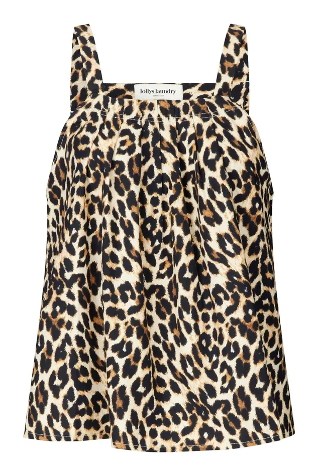 Women Lollys Laundry Blouses Tshirts LungiLL Top SL Leopard Print