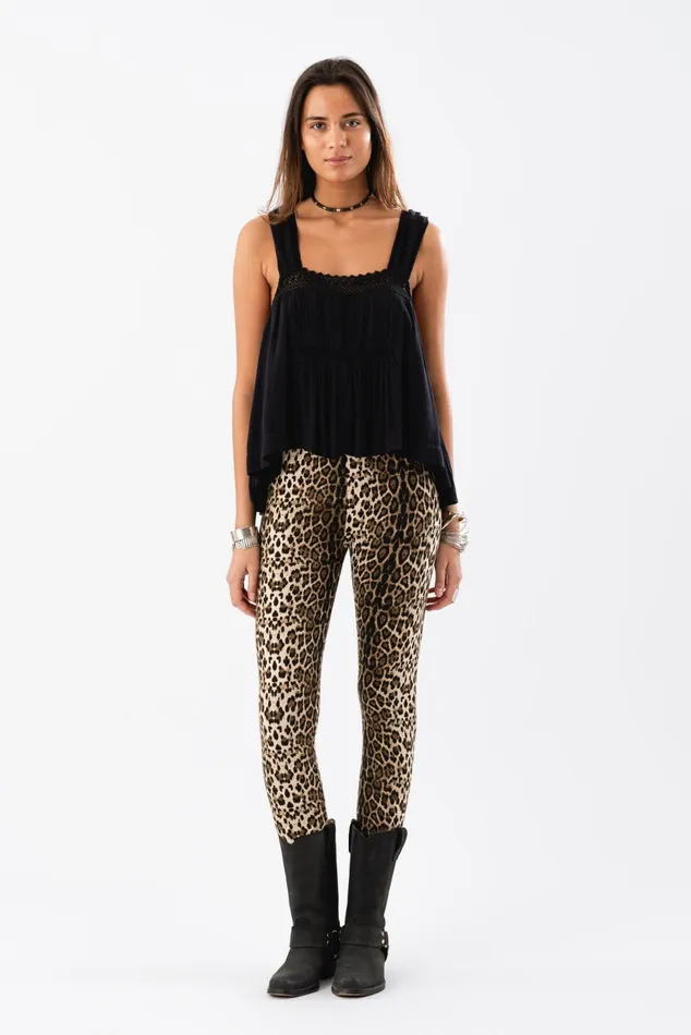 Women Lollys Laundry Blouses Tshirts Newton LL Top SL Washed Black
